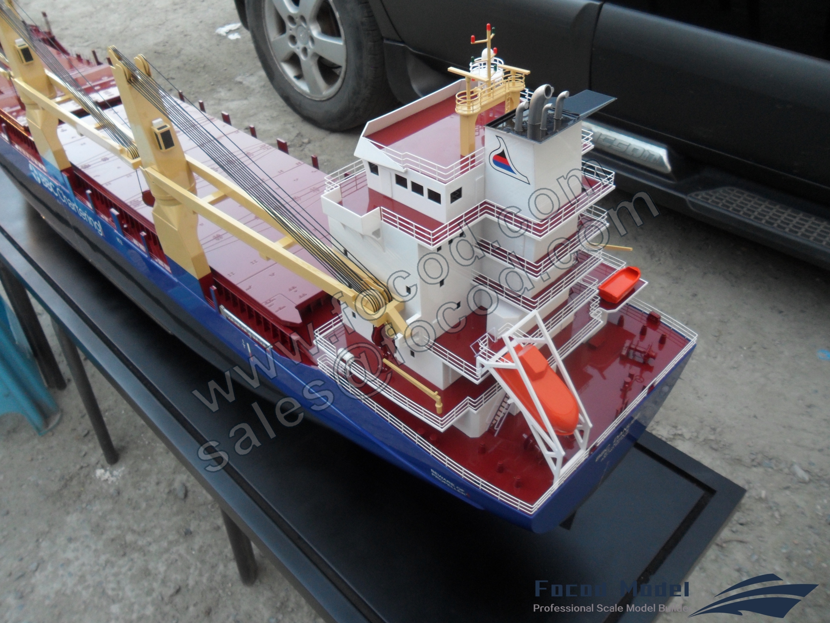custom made model of 143m General cargo vessel
